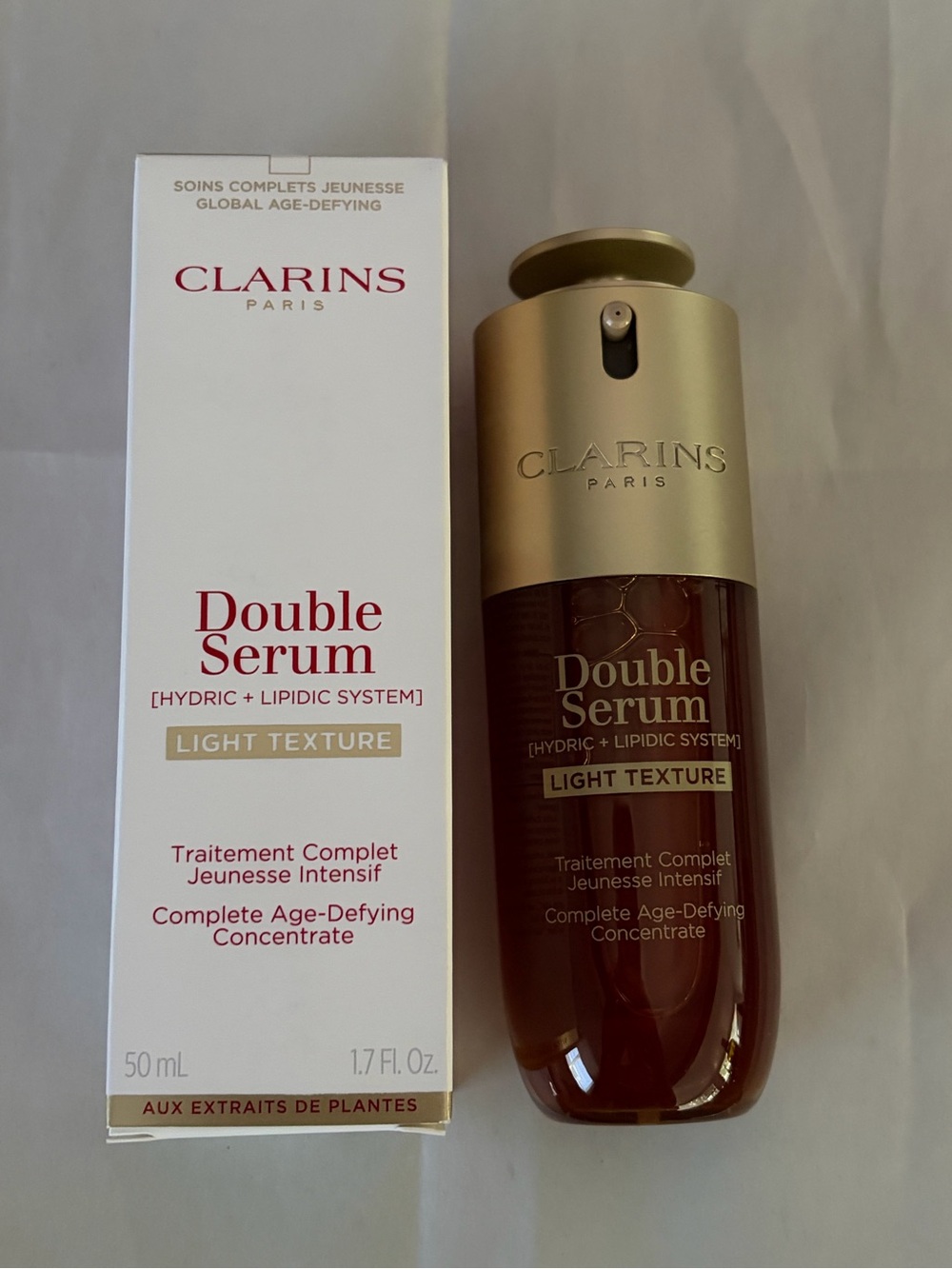 New Clarins Double Serum Light Texture